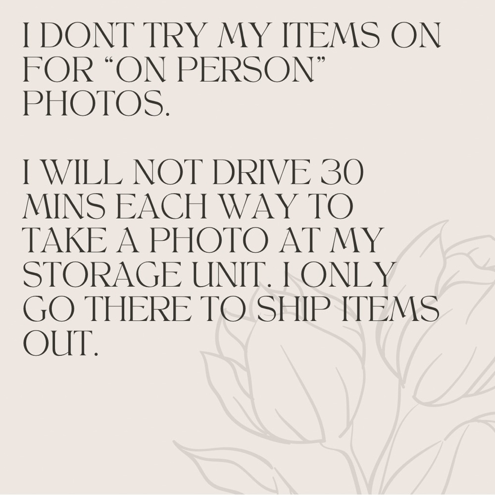 Text Only Sign - Store Policy Notice - Picture 1 of 1